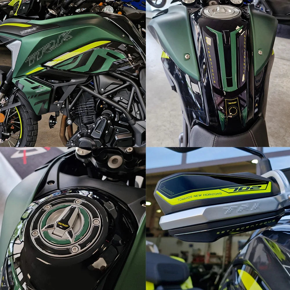 TRK702X 2023 Motorcycle Accessories 3D Gel Epoxy Resin Sticker Kit Tank Pad Protection For Benelli TRK 702X TRK 702 X