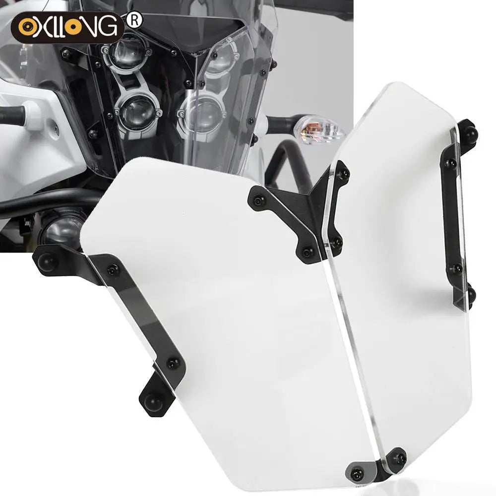 For YAMAHA Tenere 700 Headlight Gear Shift Lever Protective Water Pump cover Brake Skid plate bash frame guard Clamps Tenere700