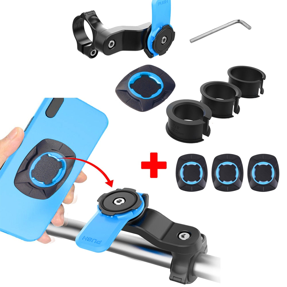 Bike Phone Holder Motorcycle Bicycle Cellphone Stand MTB Bike Handlebar Smartphone Holder Adjustable Support Bicycle Accessies