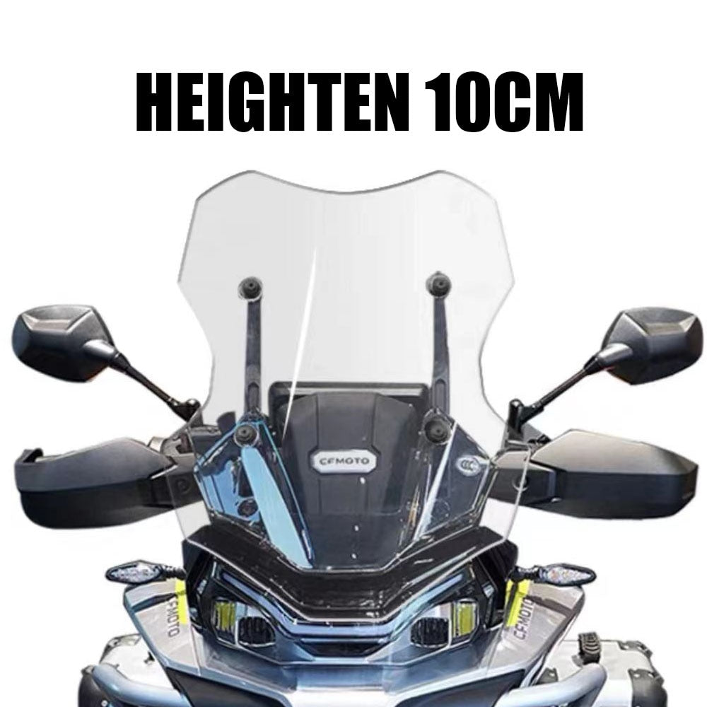 Motorcycle Fit Cfmoto 800MT Dedicated Front Windshield Heighten Widened Wind Deflector For CFMOTO 800MT 800 MT CF 800MT