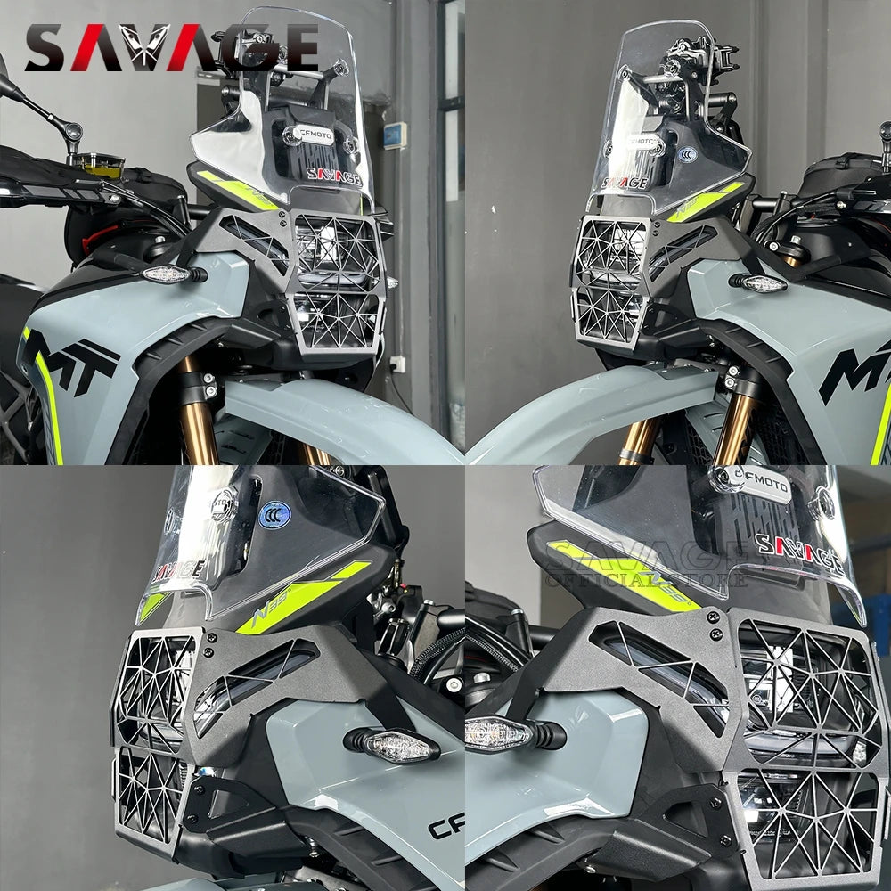 Motorcycle Headlight Grilles Guard Protector For CFMOTO 450MT CF MOTO 450 MT MT450 2024 Headlamp Front Light Protection Cover
