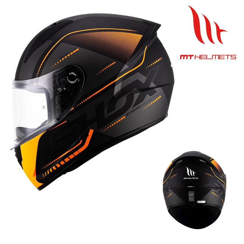 Unisex Retro Helmet MT Stinger Off-road Motorcycle Helmet Riding Full Face Helmet Motocross Helmet Capacete De Moto