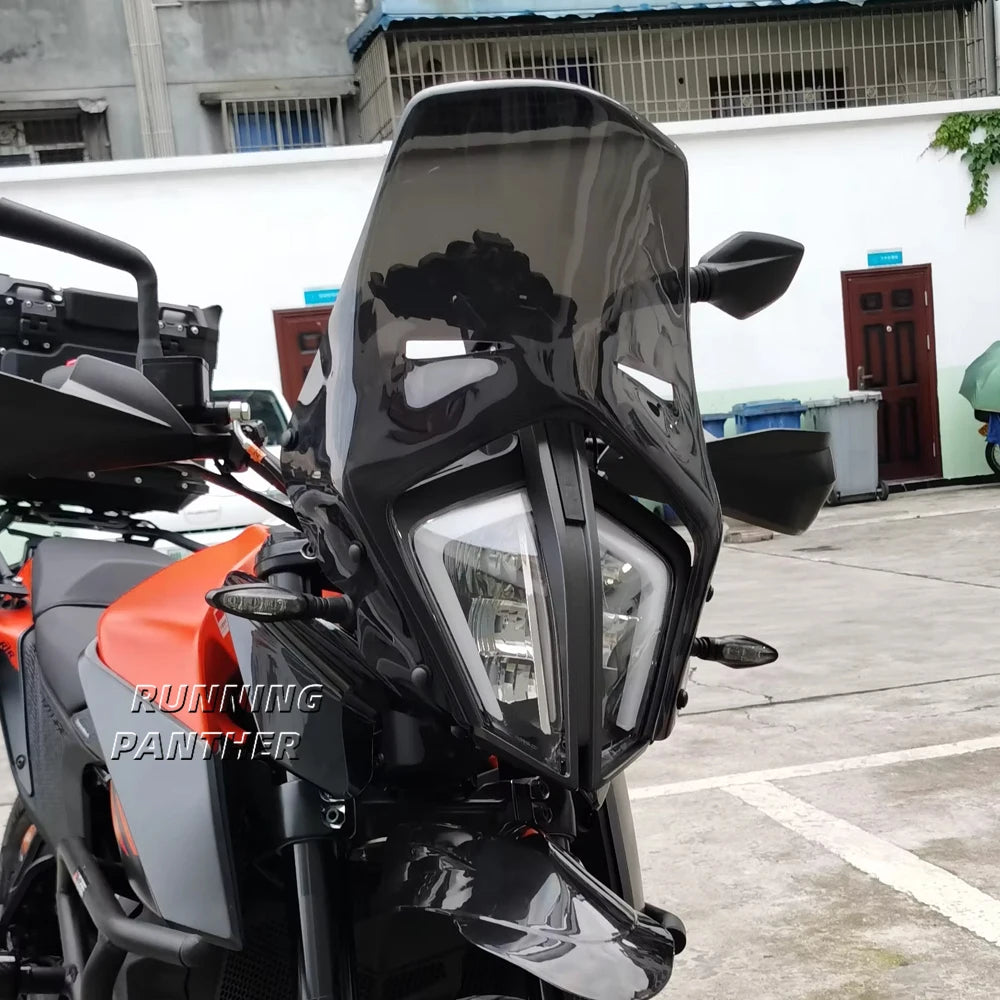 FOR 390 790 890 ADV Adventure Rally 2017-2021 2020 Motorcycle Rally Windshield Wind Deflector WindScreen Visor Viser Compatible