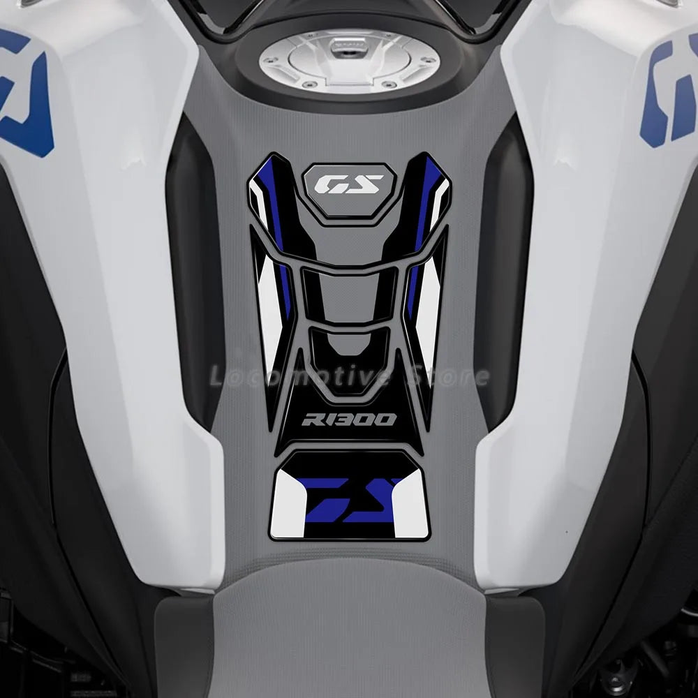 For BMW R 1300 GS R1300GS 2023 2024 R1300GS Accessories Tank Mat 3D Epoxy Resin Protection Sticker Kit
