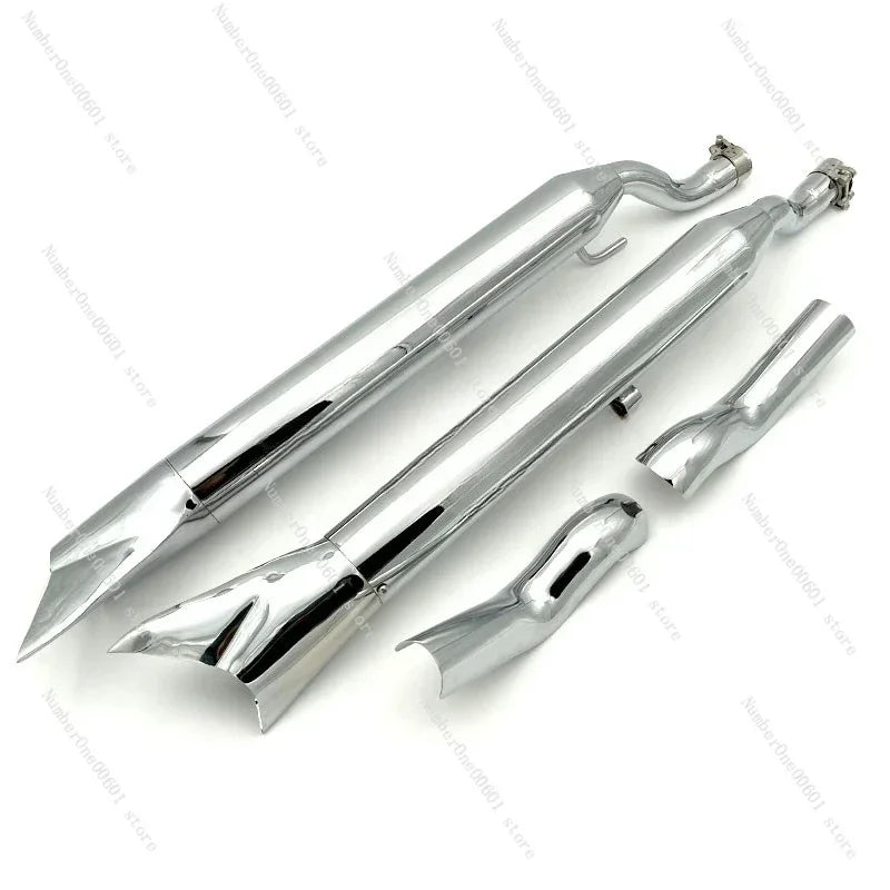 Applicable To BMW R18 Modified Tail Exhaust  Flame Exhaust  Fishtail Exhaust