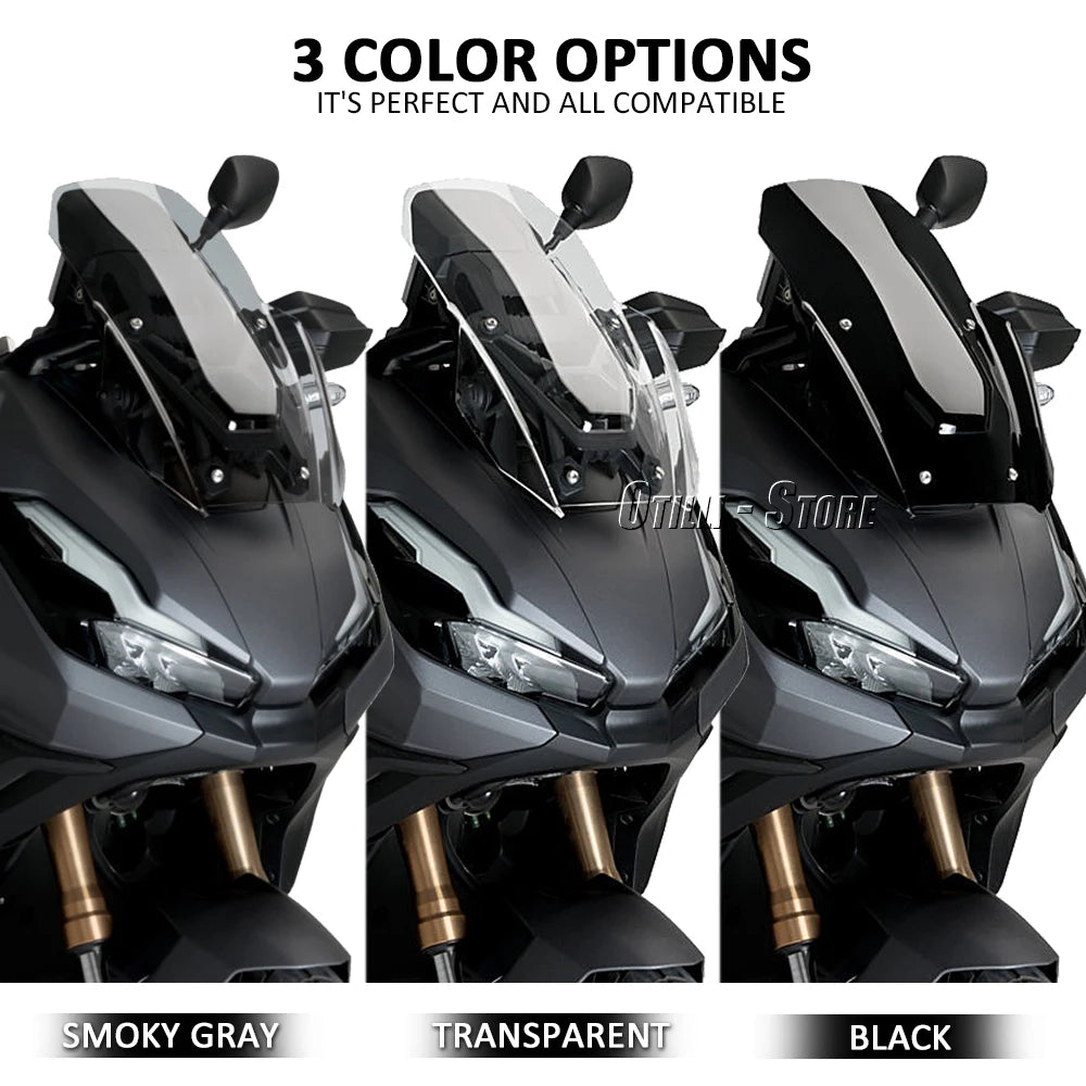 For Honda ADV 350 Adv350 2022 2023 Motorcycle Accessories Windshield Windscreen Wind Shield Screen Deflector Spoiler Protector