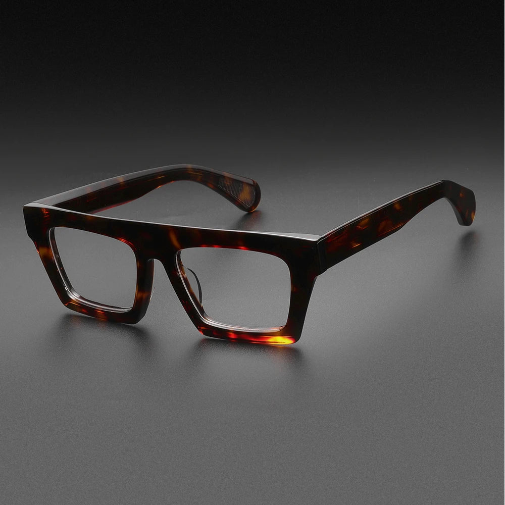 High Quality Acetate Optical Glasses Frame Men Women Luxury Brand Vintage Square Eyeglasses Customized Prescription Eyewear