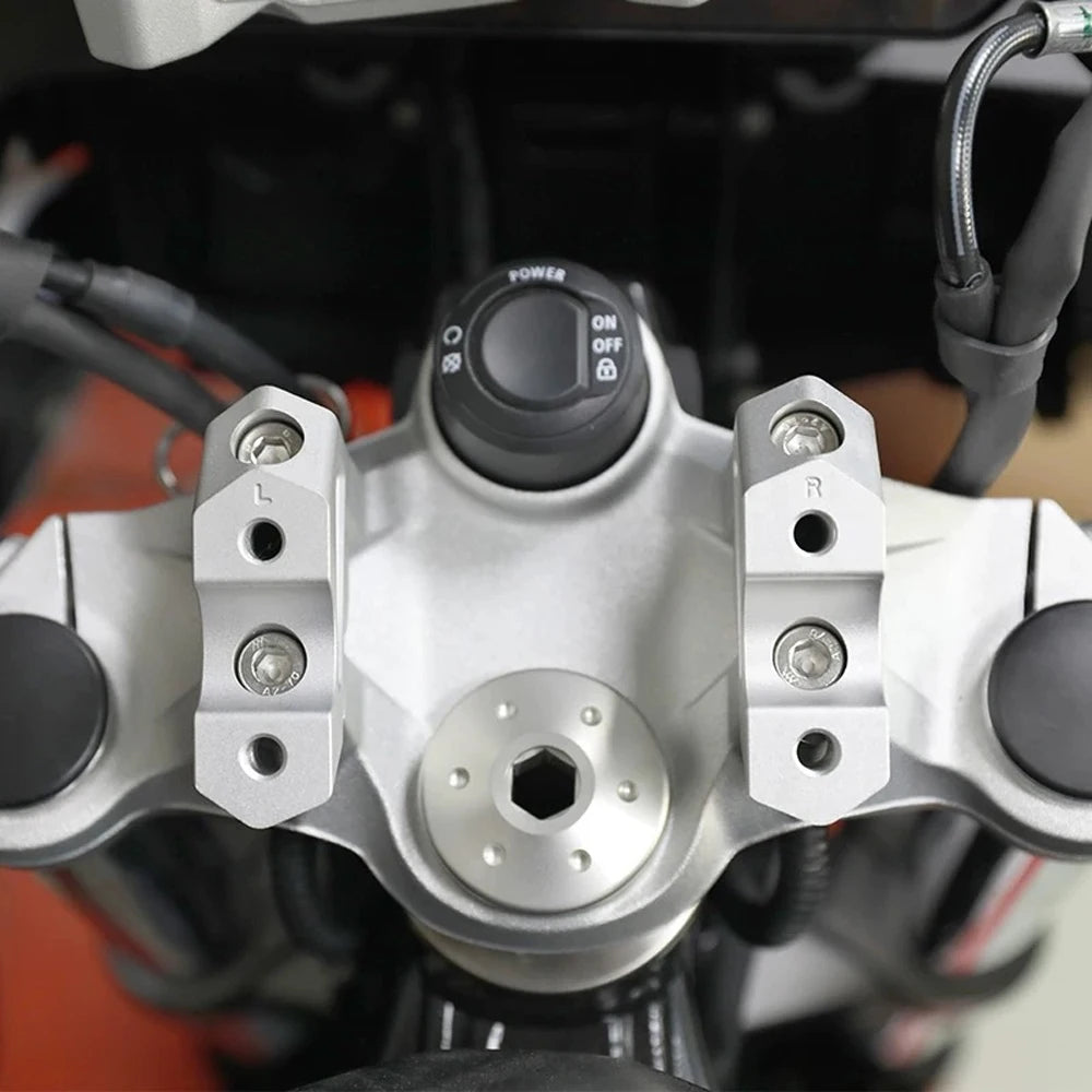 For BMW F900GS Adventure F 900 GS ADV 2024 2025- F850GS Accessories Motorcycle HandleBar Riser Clamp Extend Heightening Adapter