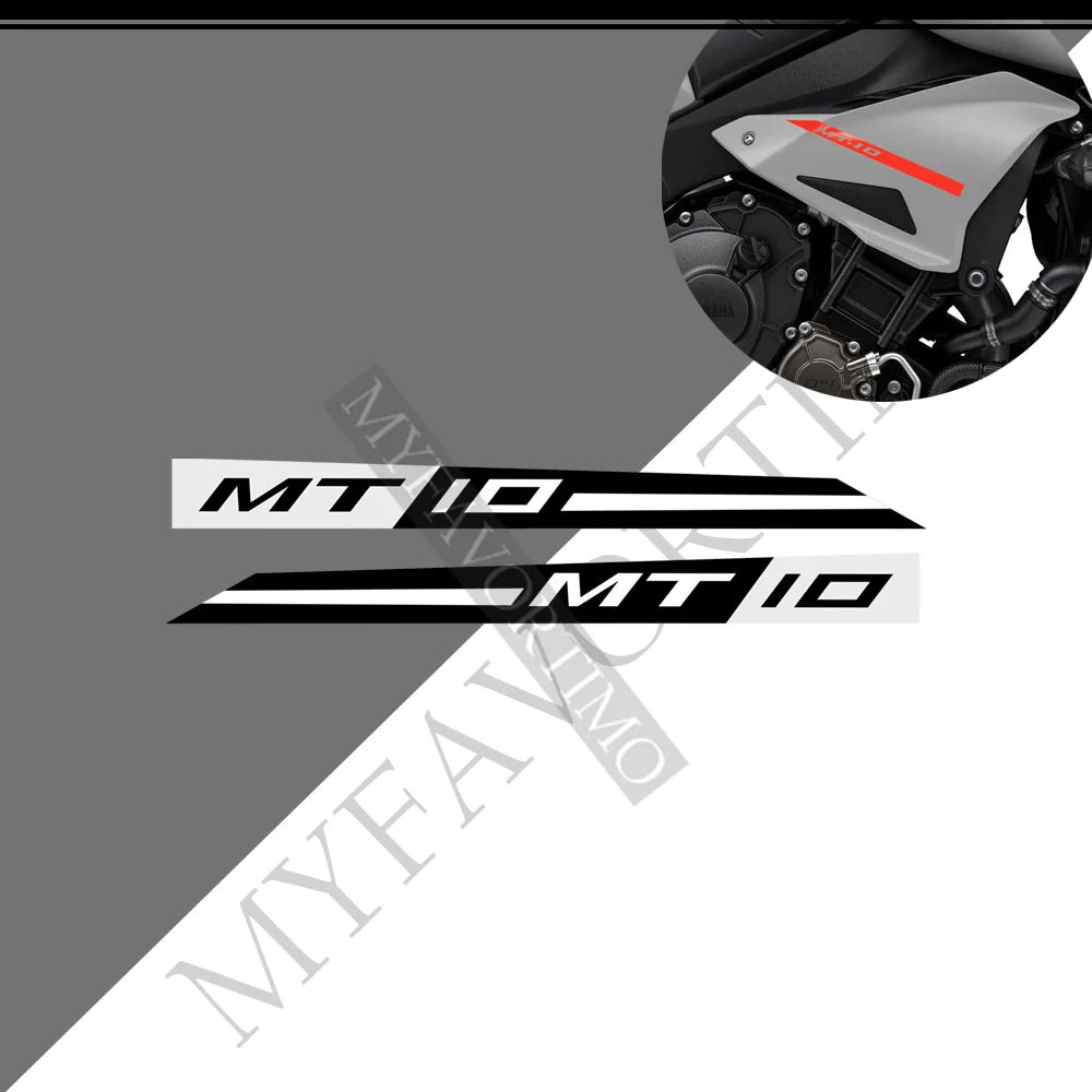 For Yamaha MT10 FZ moto Stickers Tank Pad Protector Fairing Fender Motorcycle Knee Decal Fuel MT-10 2016-2021