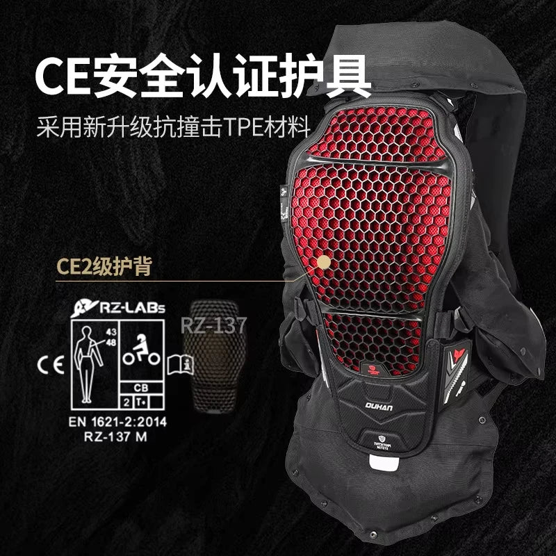 Motorcycle Riding Air-bag Vest CE Protective Gear Racing Safety Protection Jacket Reflective Motocross Airbag Suit Motorbike
