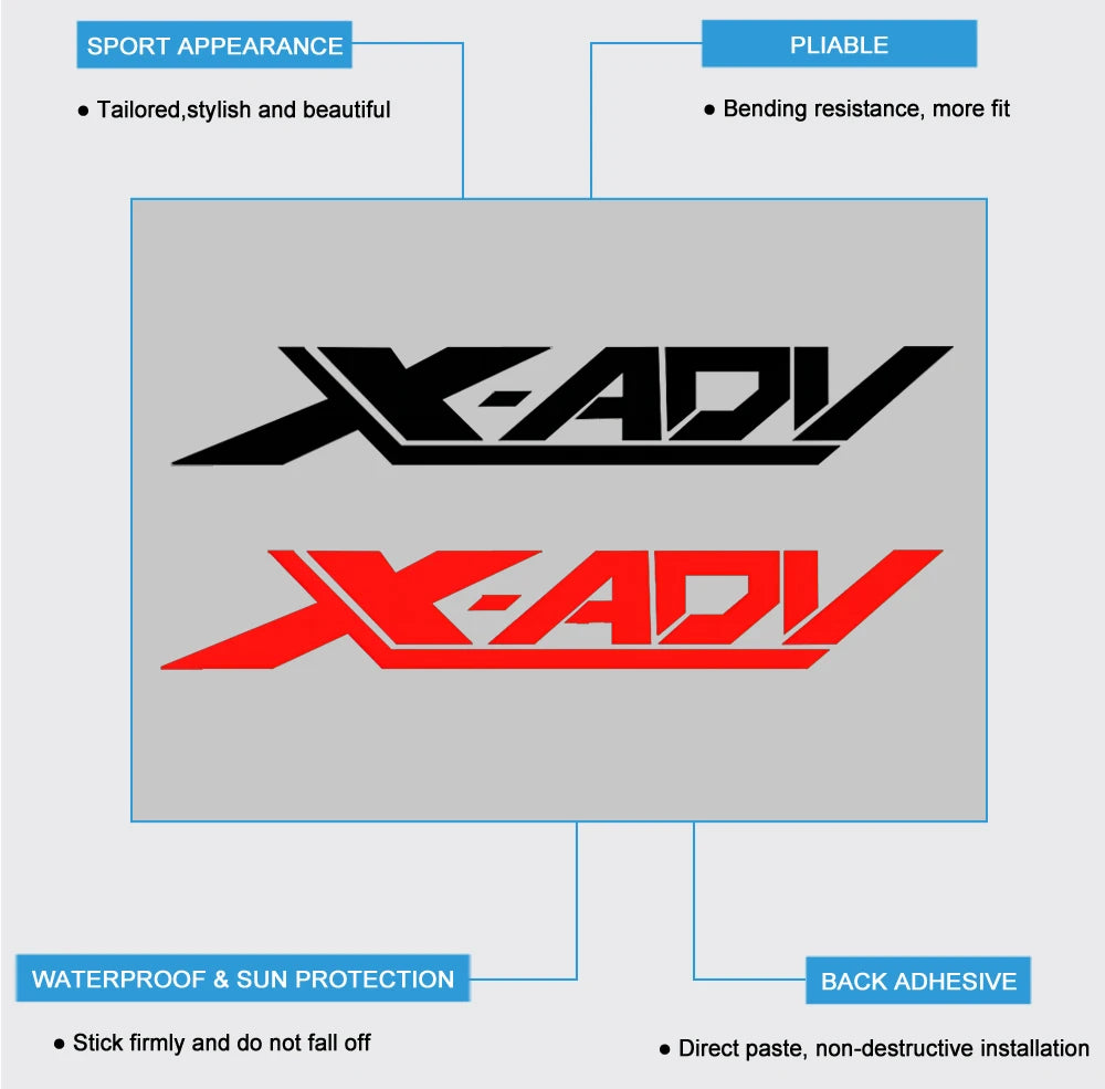 Motorcycle Stickers Reflective Decal x ADV 750 2018 for Honda X ADV 750 X-ADV XADV750 X-ADV 750 2017 2019 2020 2021 2023