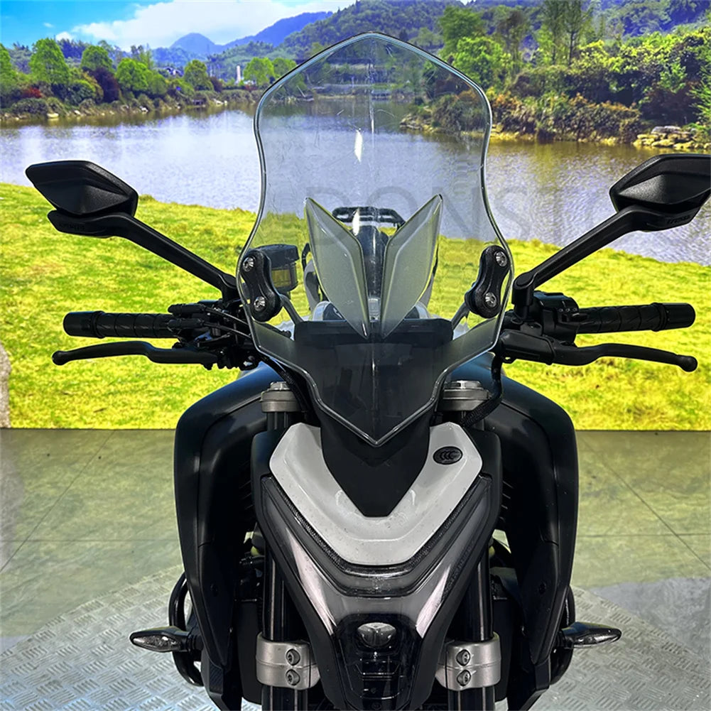 Motorcycle CF 450 NK Windscreen Windshield Wind Screen with mounting bracket Front Glass for CFMOTO 450NK NK450