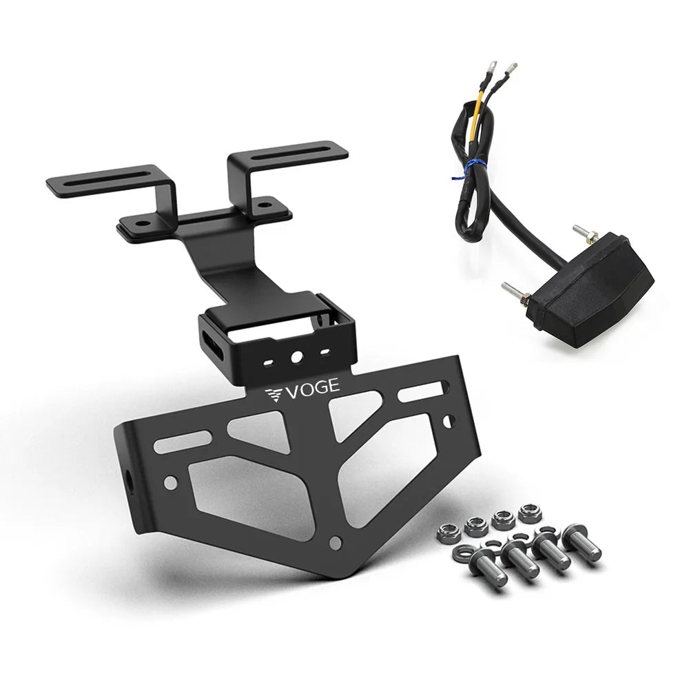 For Voge DS525X 525DSX 300DS 300 DS R RR 300AC 350AC 650DS RR525 525R Fender Eliminator Registration Kit License Plate Holder