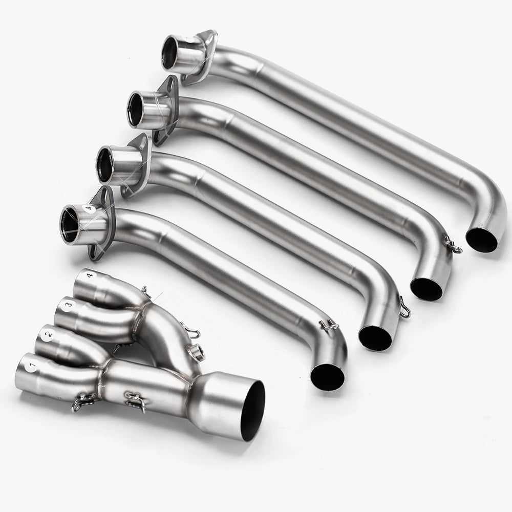 For CB650R Motorcycle Full System Exhaust Modified Front Middle Link Pipe Muffler For Honda CBR650R CBR650F CB650R CB650F