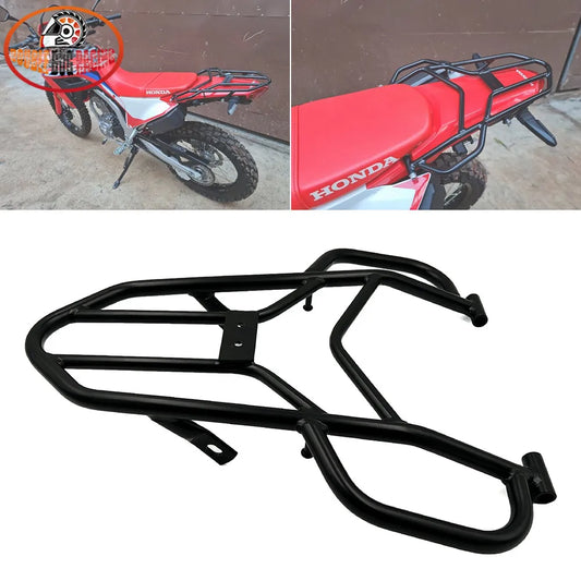 Motorcycle Rear Seat Luggage Rack With Handle Grip Support Shelf Fits For HONDA CRF300L CRF300 Rally CRF 300 L 2021 2022 2023