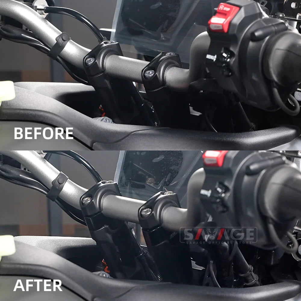 Tracer 900 9 GT Motorcycle Handlebar Riser For Yamaha Tracer 900GT 9GT 2021-2024 28mm 1 1/8" Handle Bar Clamp Heighten 20mm