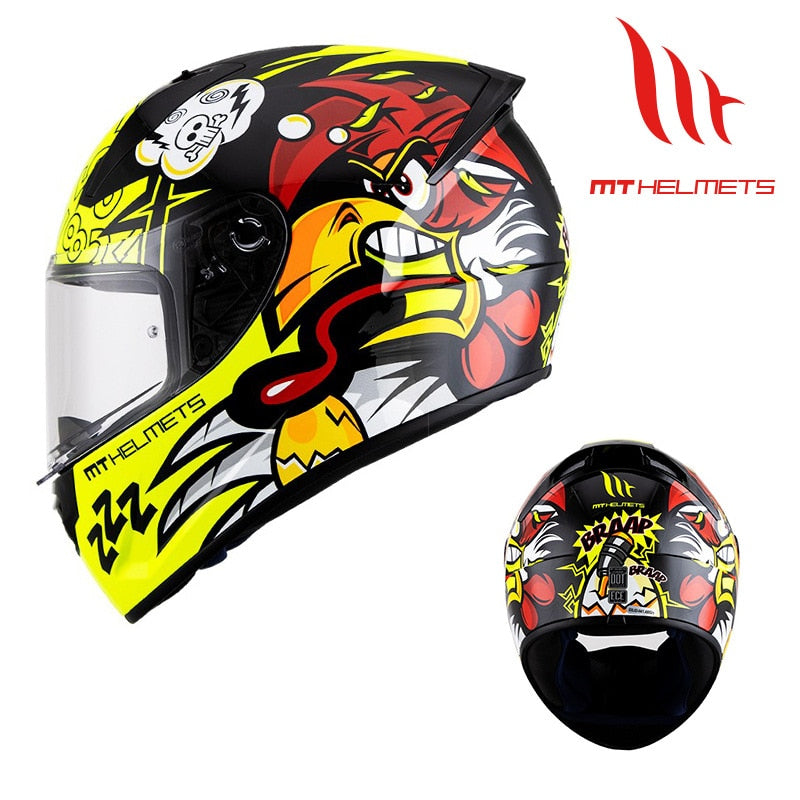 Unisex Retro Helmet MT Stinger Off-road Motorcycle Helmet Riding Full Face Helmet Motocross Helmet Capacete De Moto
