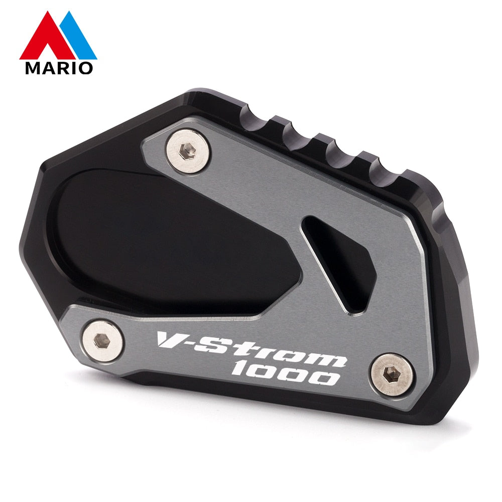 Motorcycle Foot Side Stand Enlarger Extension Kickstand Pad Plate Anti-slip For Suzuki V-Strom 1000 1050 VSTROM V Strom 1050XT