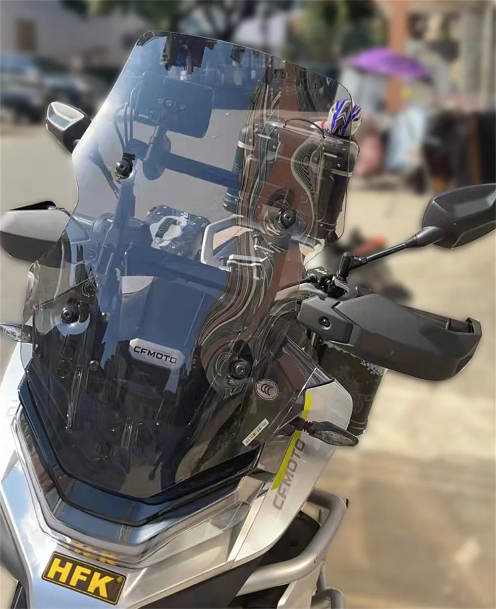 Motorcycle Fit 800MT Dedicated Front Windshield Heighten Widened Wind Deflector For CFMOTO 800 MT