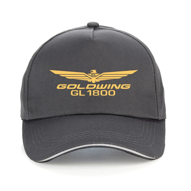 New Men's Goldwing GL1800 Motocycles Logo Printing Baseball Cap Summer Breathable Outdoor cycling hat Adjustable Snapback hats