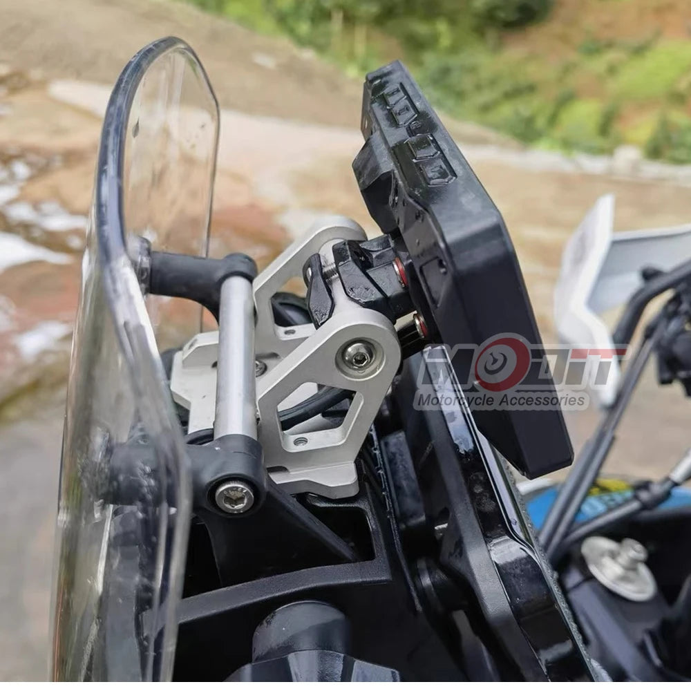 New FOR CFMOTO 450MT 450 MT 2024 2025 Motorcycle Accessories GPS Phone Holder Stand CNC aluminum Navigation Extension Bracket