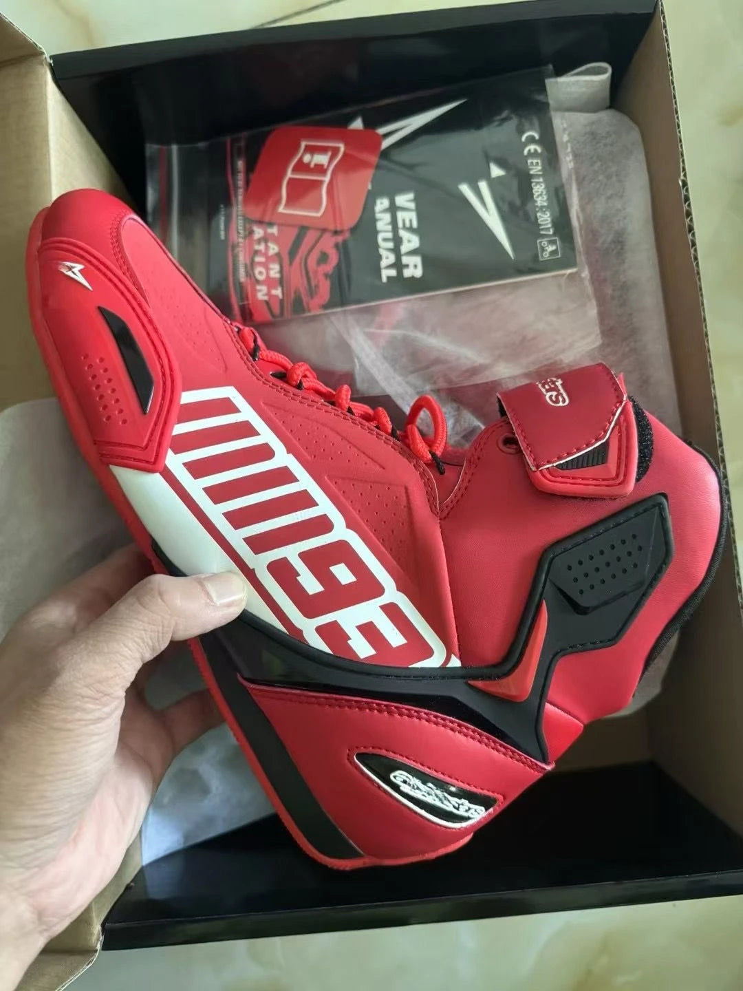 New for MM93 Motorcycle Boots Men Waterproof Motorcyclist Shoes Racing Motocross Bota Anti-Collision Off-Road for Rally Race