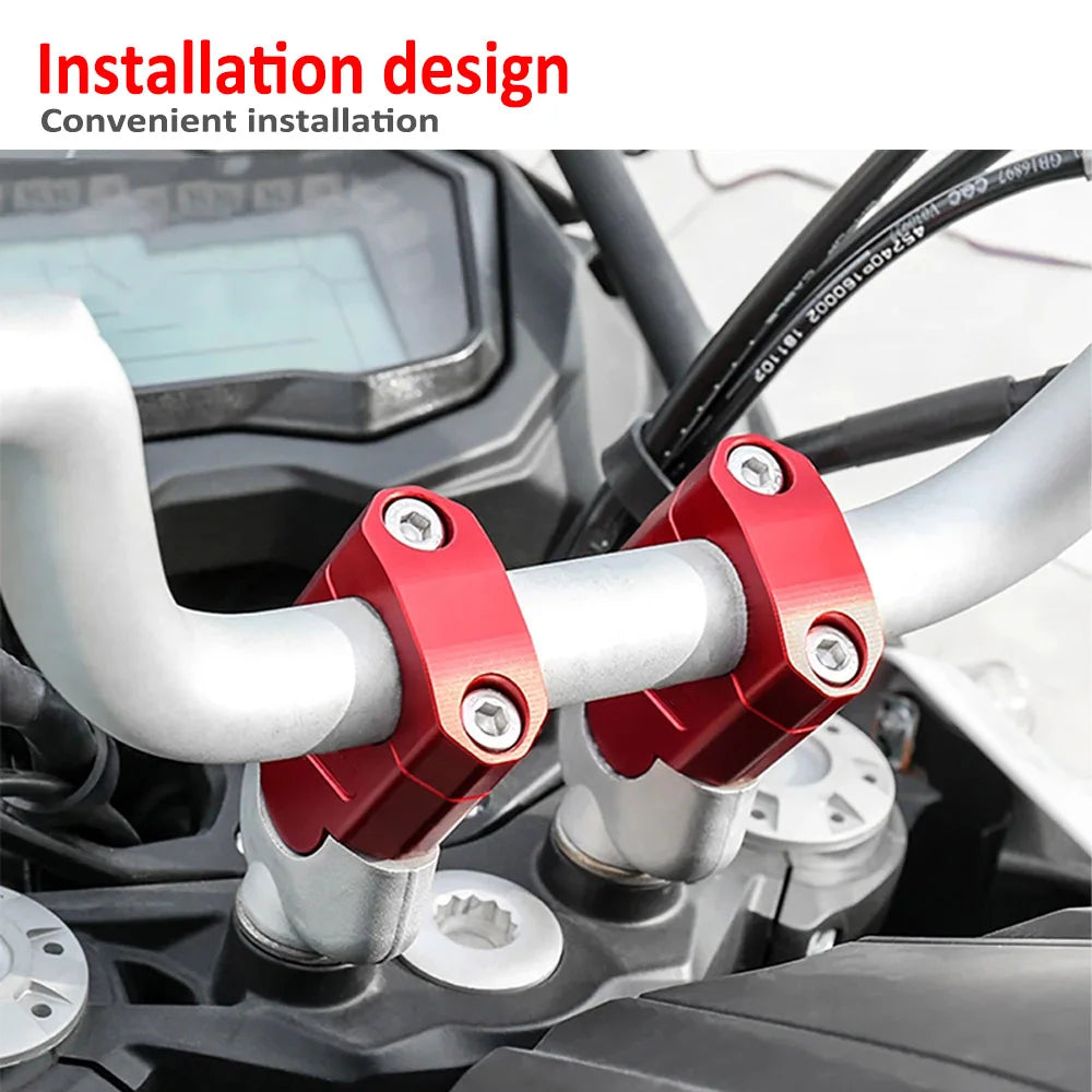 For XCape X Cape 650 2022 2023 Motorcycle Handlebar Riser Motocross Heightening Clamp Mount X-Cape 650 Accessories
