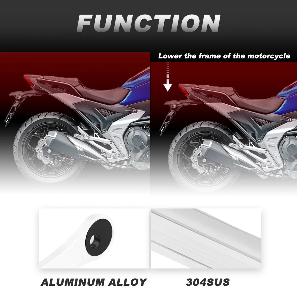 Motorcycle For Honda NC700X 2012-2017 NC750X 2018-2024 NC 750X CTX700 2014-2018 Adjustable Rear Suspension Lowering Links Kit