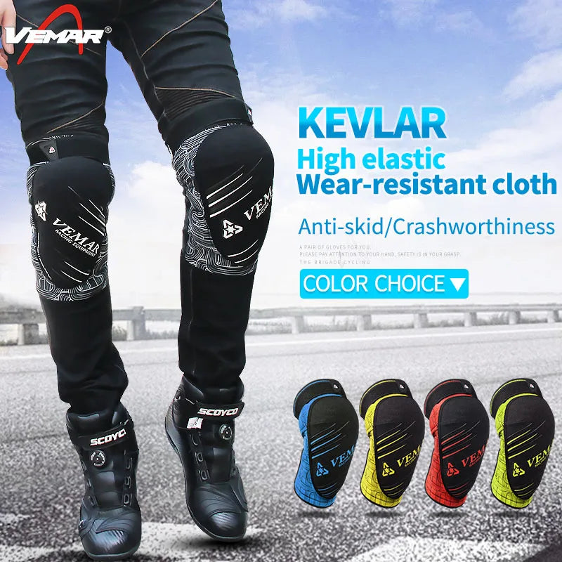Vemar Motorcycle Knee Pad Protector Motorcyclist Knee Sliders Mtb Cycling Knee Pads Sport Kneepad Motocross Motorcycle Supplies