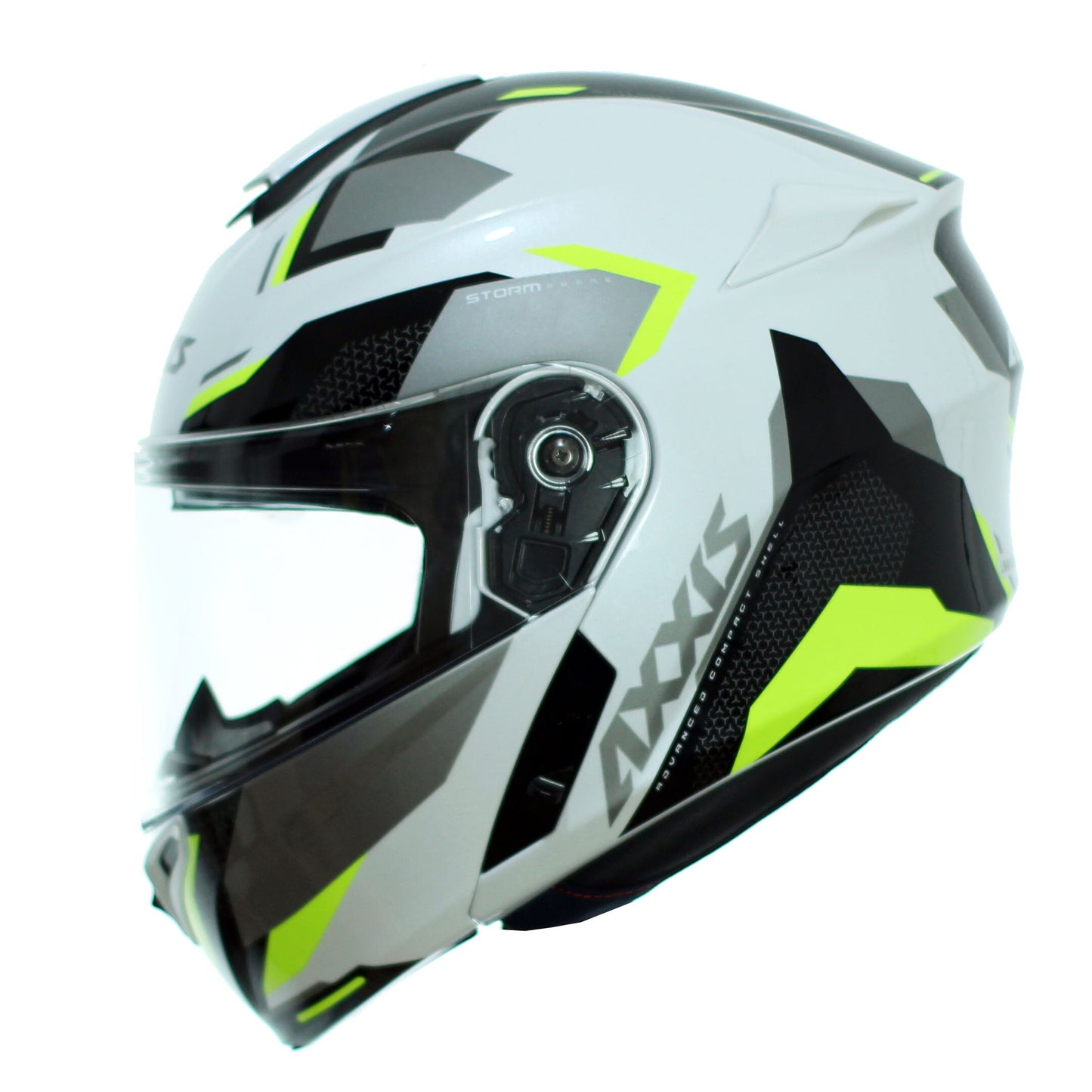 Axxis Storm FU406SV SV Drone A3-motorcycle helmet Modular adult biker Solar glasses. XS-XL scratch screen