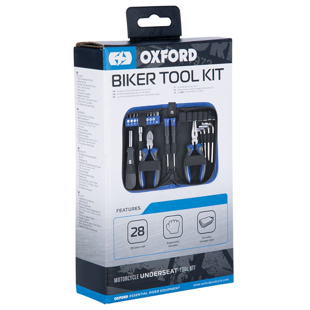 Oxford OX771-motorcycle, motorcycle, blue and black emergency tools Kit, Motor