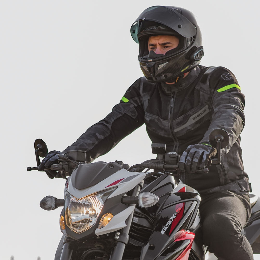 Oxford TM21120 Dakar men summer biker jacket with removable lining and waterproof sizes 3XL camouflage gray/silver/blue or green