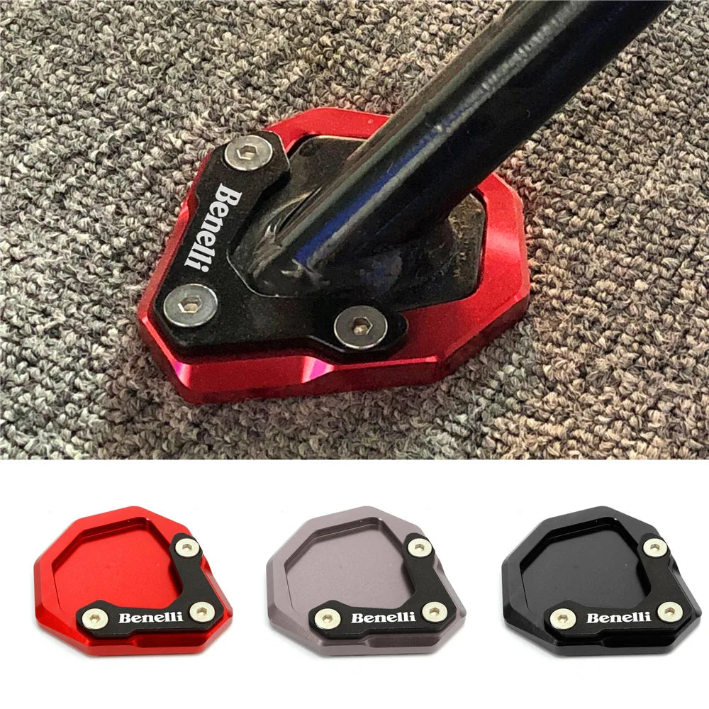 Motorcycle Accessories Side Stand Extension Kickstand foot Enlarger For Benelli TRK251 leoncino 500 leoncino 250