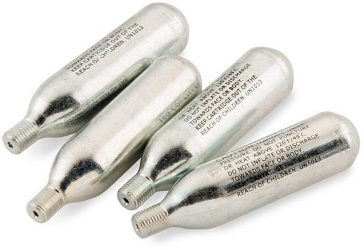 Oxford OX722-spare boats of CO2 (pack 4 units) motorcycle tire repair. Original CO2 cylinder Pack 4 units