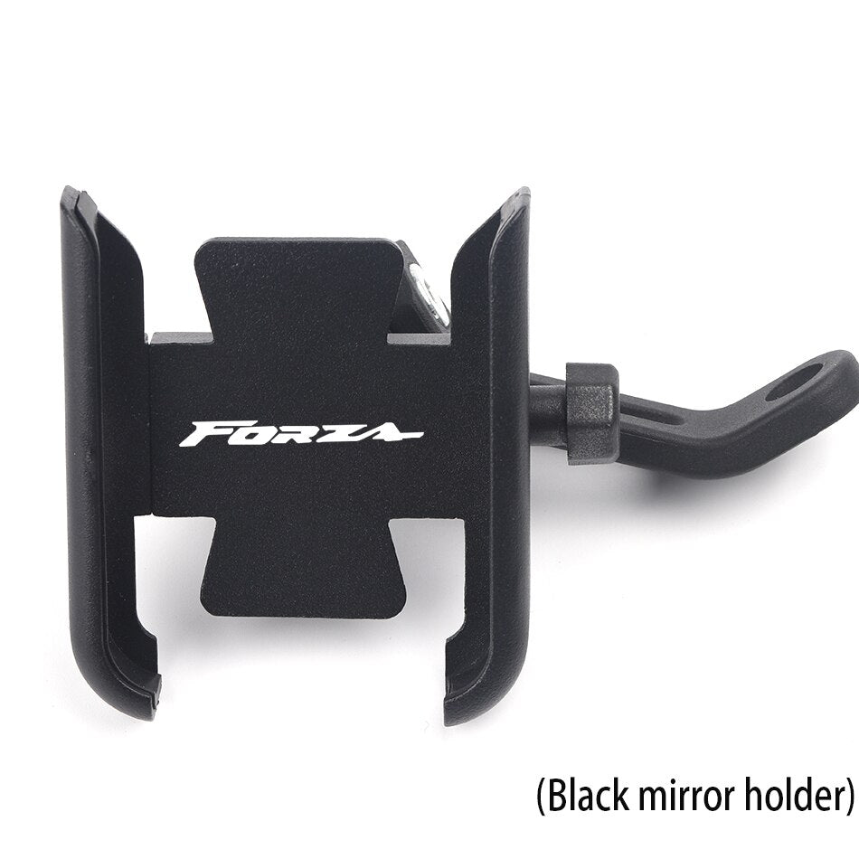 For Honda Forza 125 250 300 350 750 Motorcycle Mobile Phone Holder GPS Navigator Rearview Mirror Handlebar Bracket Accessories