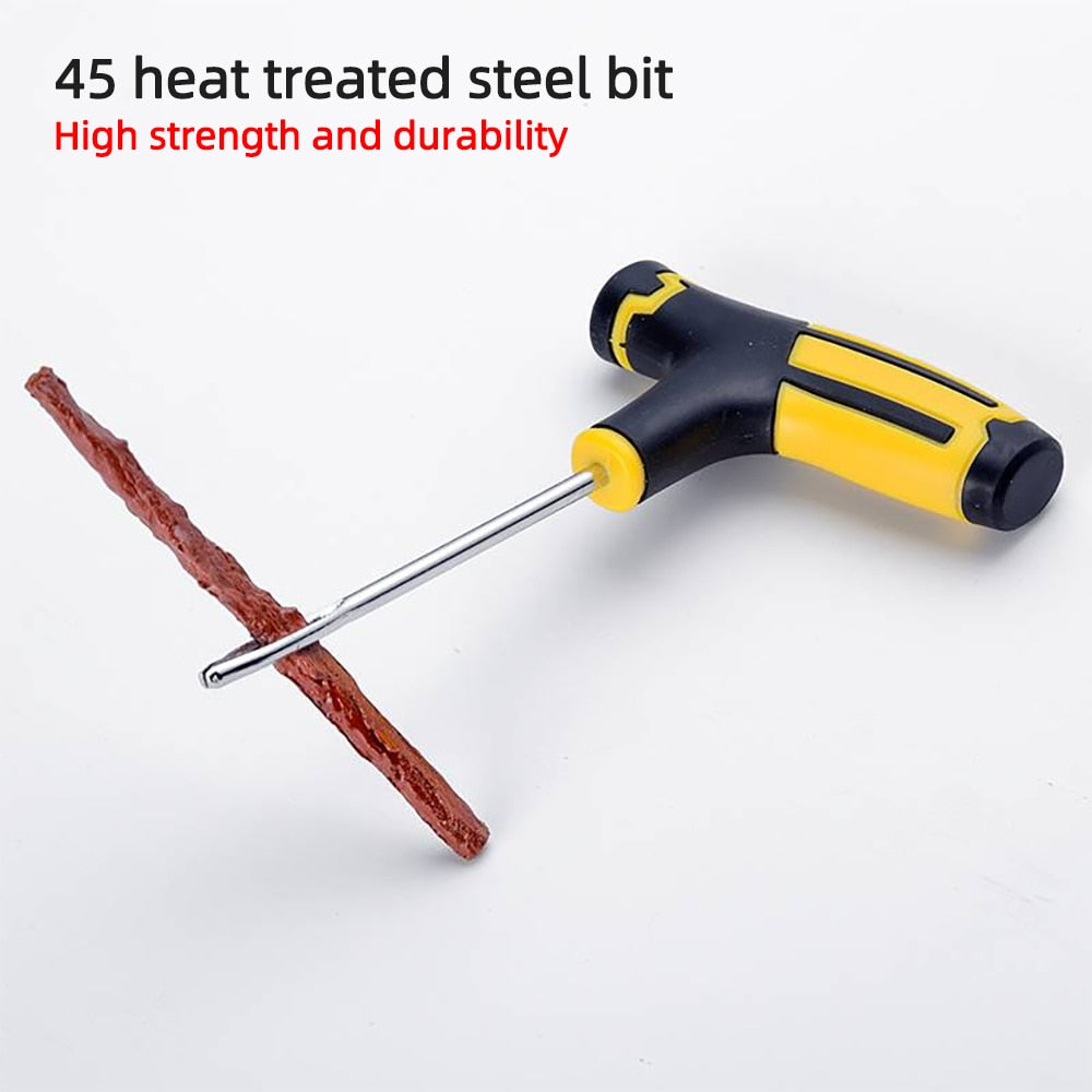 Tire Repair Kit Puncture Plug Tools Tyre Puncture Emergency for Tire Strips Stirring Glue Repair Tool Kit Car Accessories