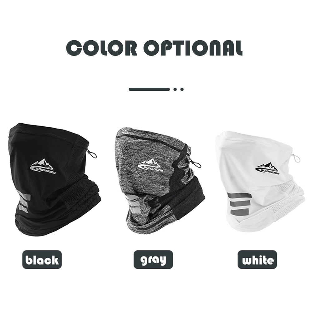 IRON JIA'S Motorcycle Face Mask High Stretch Summer Fabric Moto Dust-Proof UV Protection Mesh Motorbike Neck Gaiter Face Mask