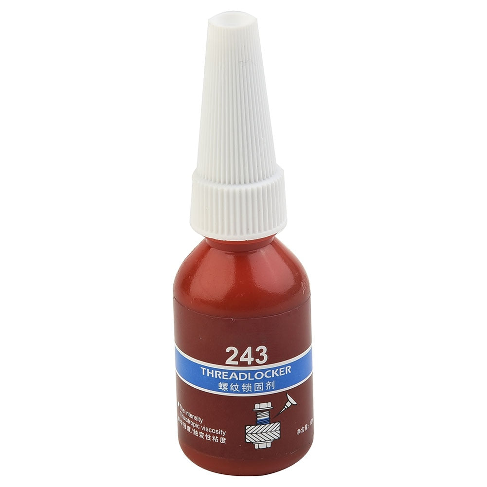 Medium Strength Threadlocker 10ml Loctite 243 Screw Adhesive Anaerobic Glue Anti-loose Seal Thread Lock Locking Seal Glue