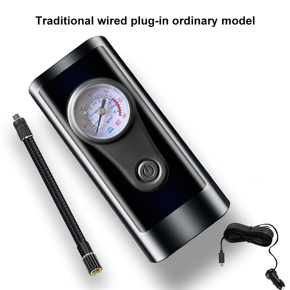 Portable Mini Air Pump Electric Bike Air Inflator 160PSI Car Air Compressor Bicycle Air Pump Tire Pump Car Tyre Inflatable