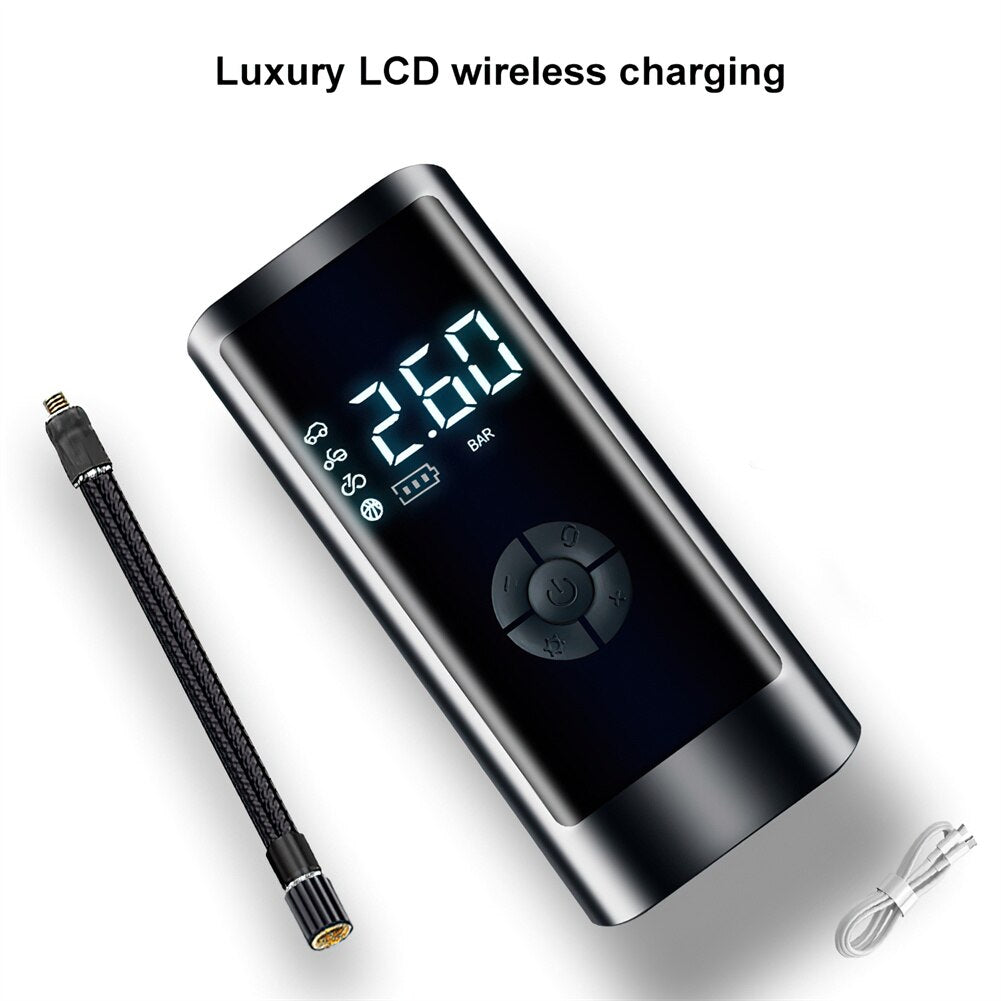 Portable Mini Air Pump Electric Bike Air Inflator 160PSI Car Air Compressor Bicycle Air Pump Tire Pump Car Tyre Inflatable