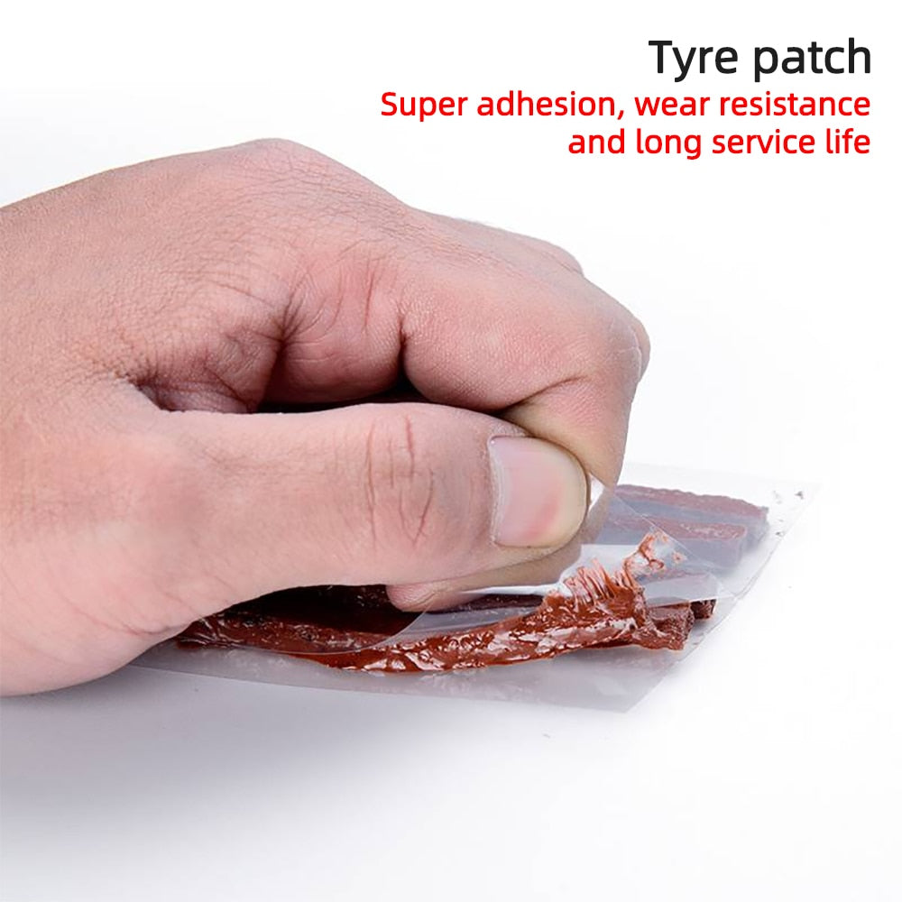 Tire Repair Kit Puncture Plug Tools Tyre Puncture Emergency for Tire Strips Stirring Glue Repair Tool Kit Car Accessories
