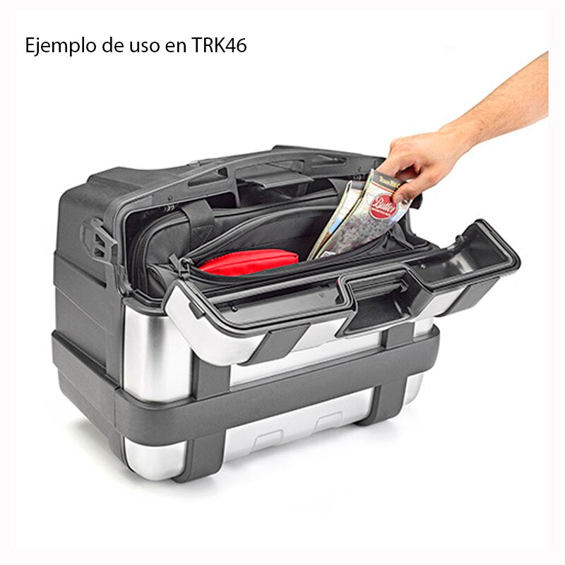 Givi T484C-Interior trunk bag and side suitcase moto TRK33, TRK35 and TRK46, black motorcycle