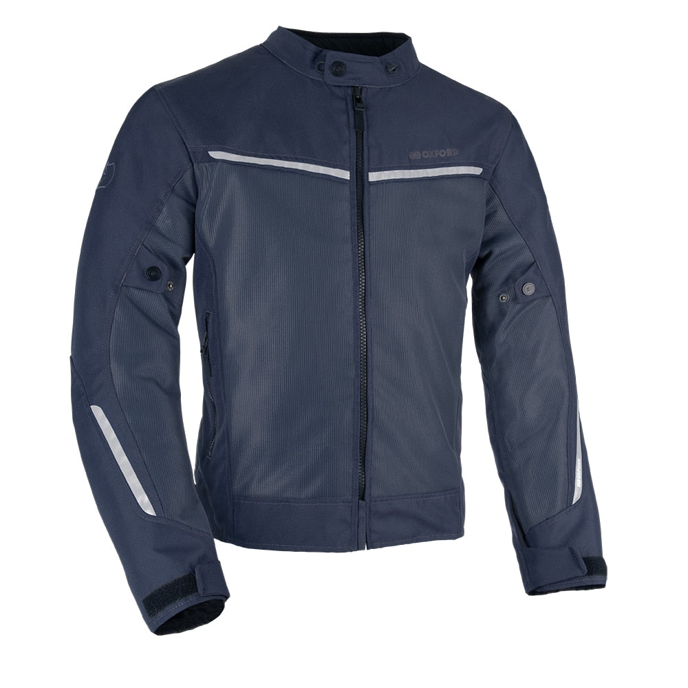 Oxford TM2043 Men/Men Summer Ventilated AILZona 1.0 MS Air Jacket Black Arctic White Blue Size S to 3XL Biker