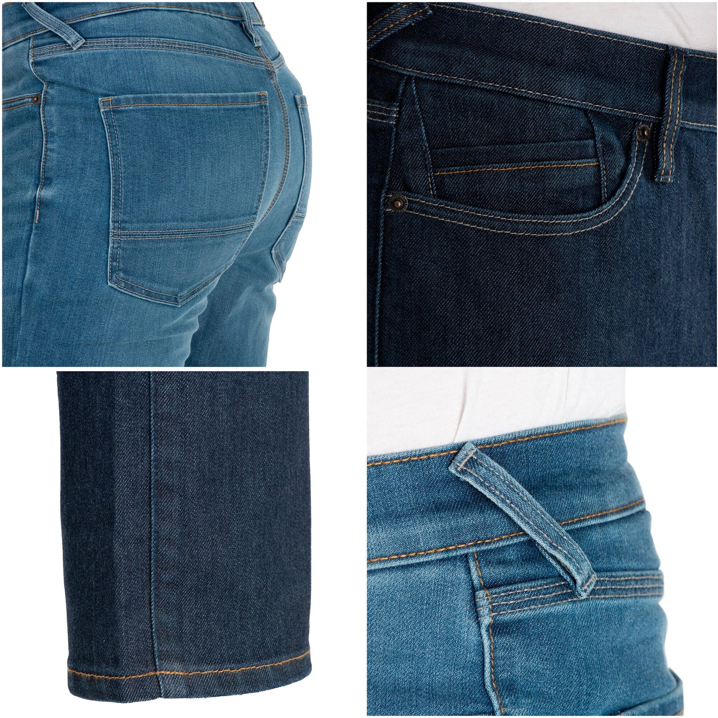 Oxford DM22910-denim jeans biker male/male slim cut indigo blue or worn size 30 to 40 motorcycle (waist measurements)