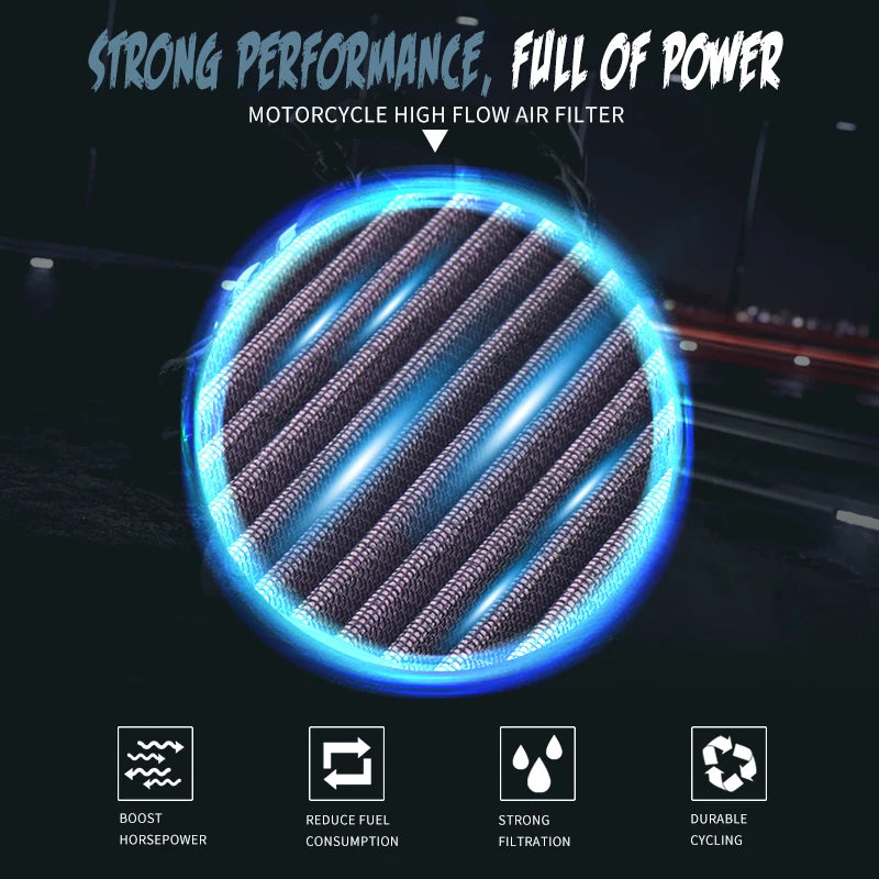 JSBM Motorcycle Washable Air Filter For BMW F750GS F850GS F900R F900XR Loncin Valico Voge 900 DSX DS BM-8518 HFA7801 PM188T12
