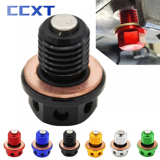 M12*1.5 CNC Engine Crankcase Magnetic Oil Drain Plug Bolt Screw Replaces For Honda CB250 CB350F CB400F CB550F CB650 CB750 VF750