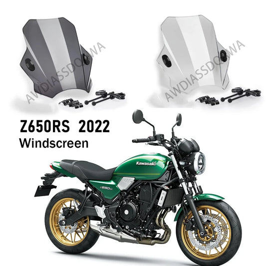 Z650 RS Motorcycle Adjustable Wind Screen Windshield For KAWASAKI Z650RS Z 650RS 2022