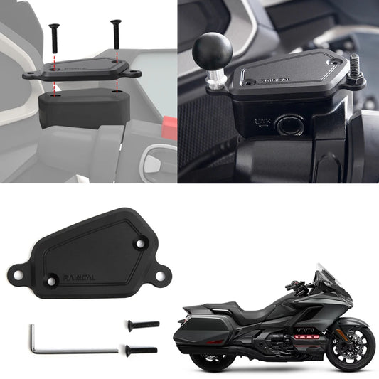 Panical Oil Pot Expansion Selfie Stick Kit Bracket Base Mounting Accessories Suitable for Honda Gold Wing GL1800 F6B 2018-2023