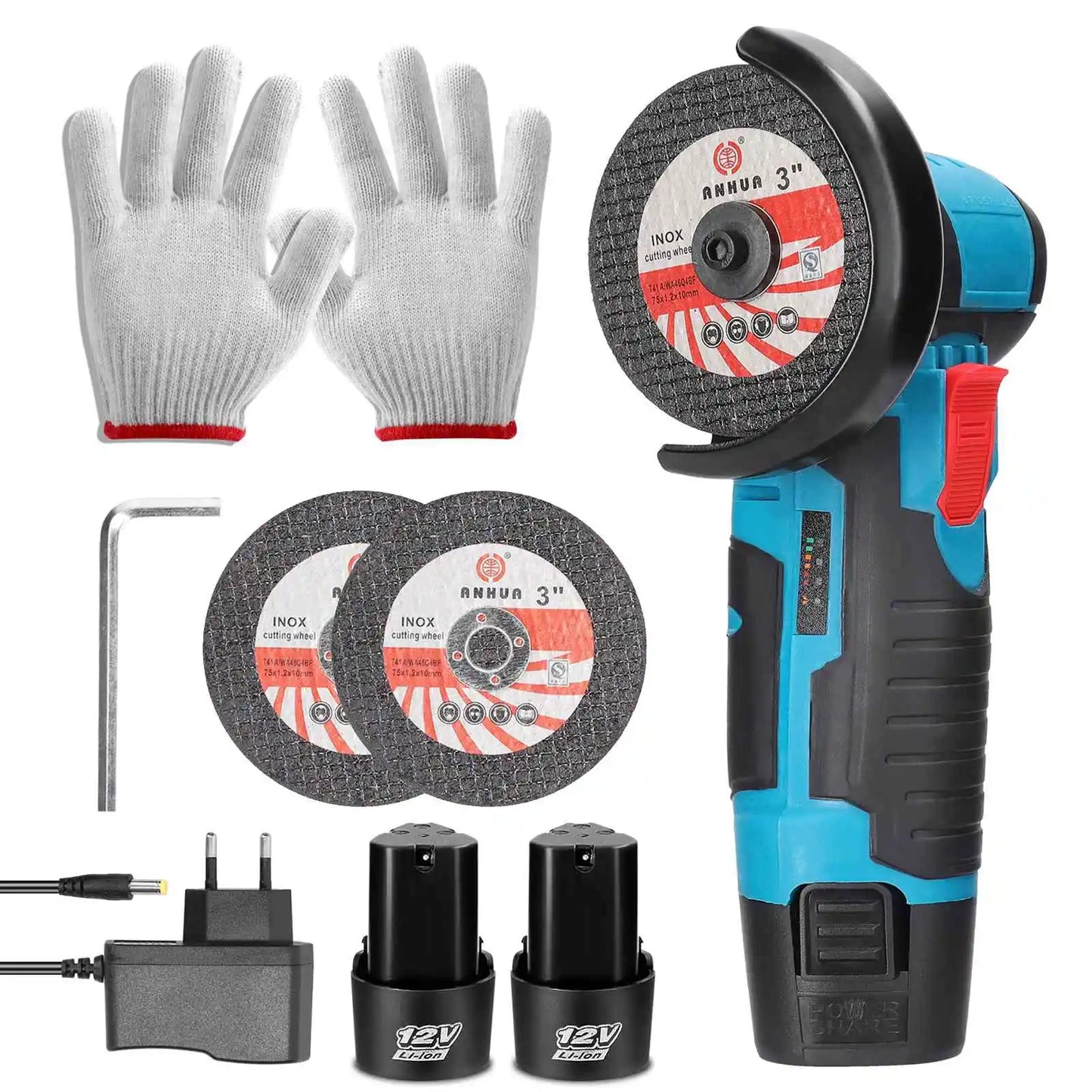 Mini Angle Grinder Mini Household Rechargeable Cutting Machine Polishing Machine Electric Hand Grinder Polishing Machine