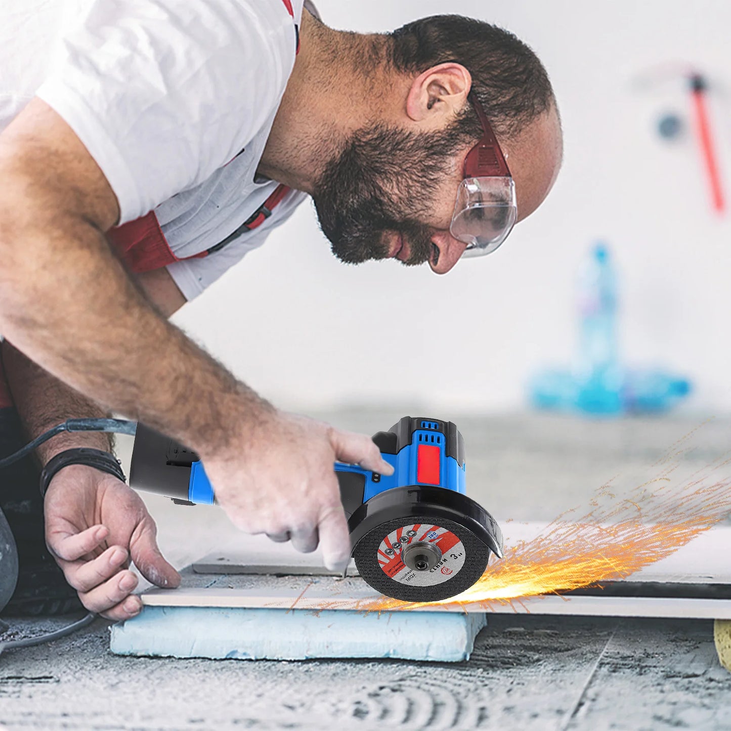 Mini Angle Grinder Mini Household Rechargeable Cutting Machine Polishing Machine Electric Hand Grinder Polishing Machine